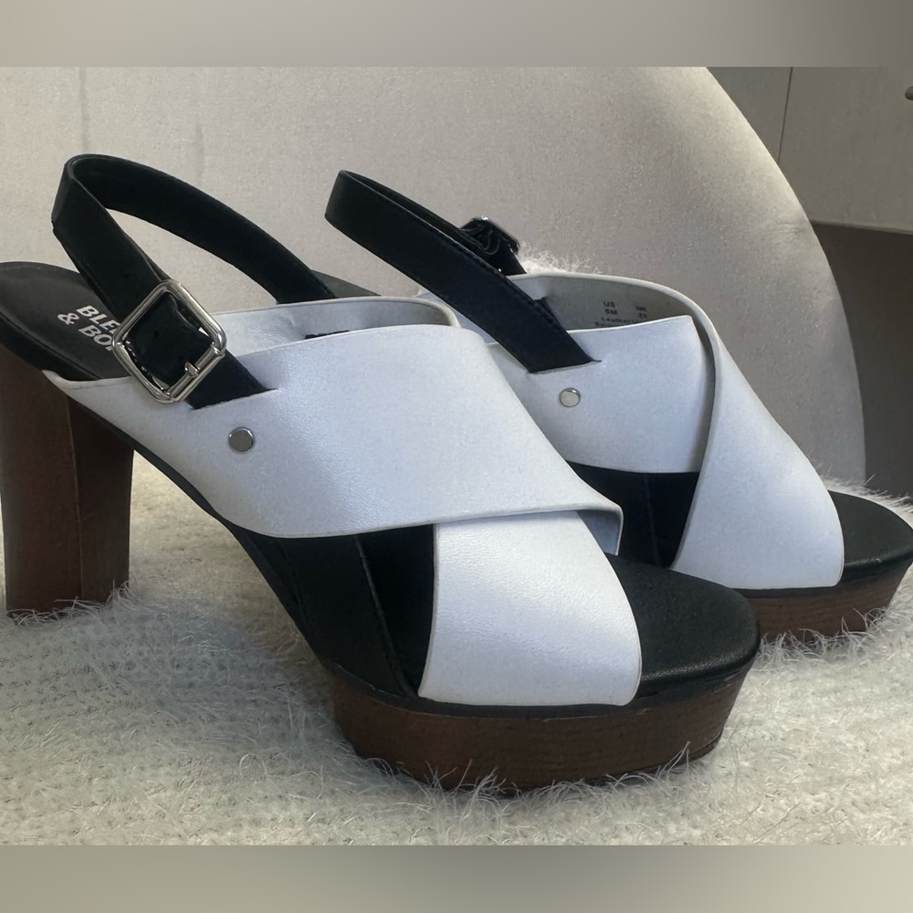 Bleecker & Bond Platform Leather Sandals